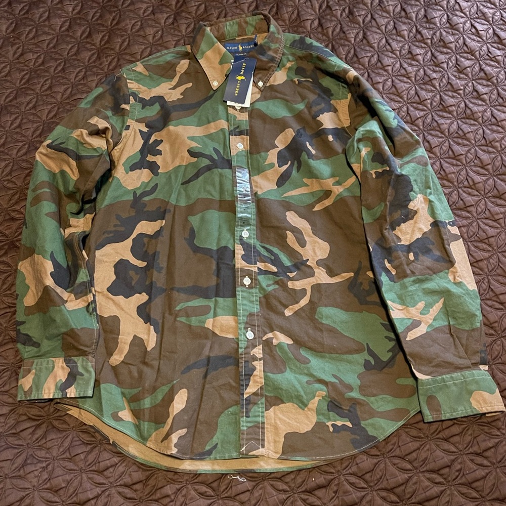 Camouflage Polo Ralph Lauren Button down shirt